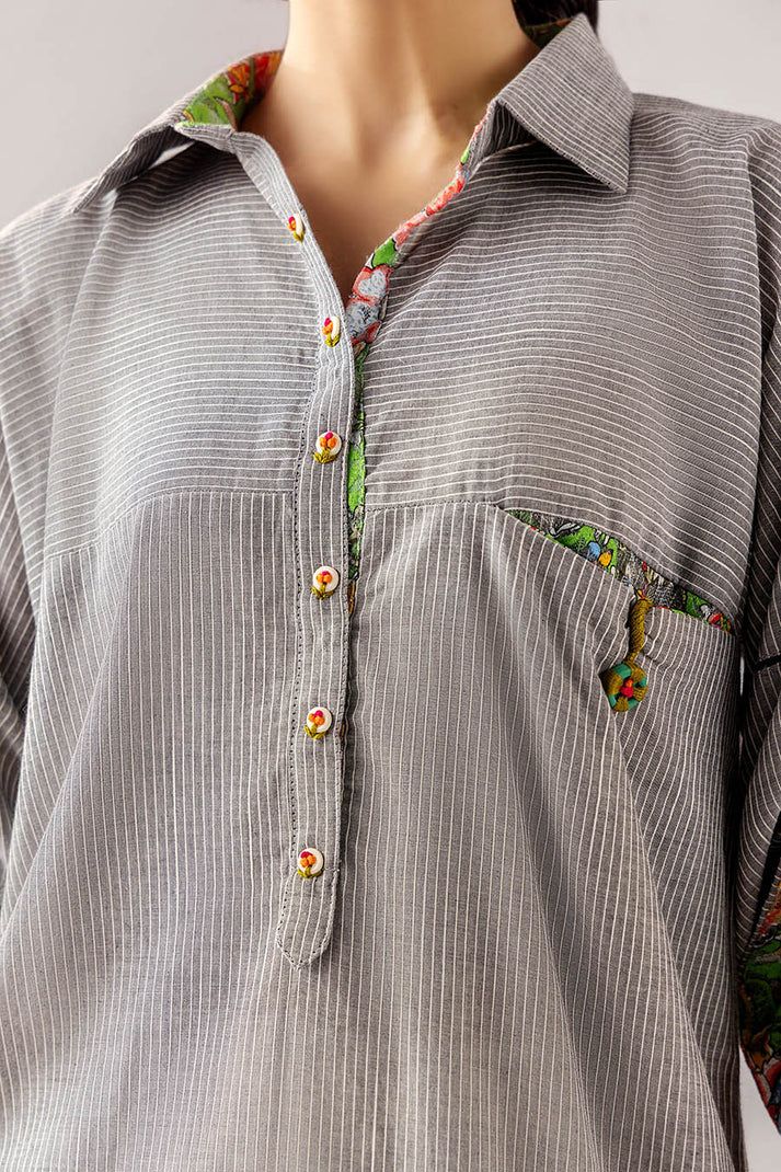 Casual Yarn-Dyed Cotton Suit - Image 9