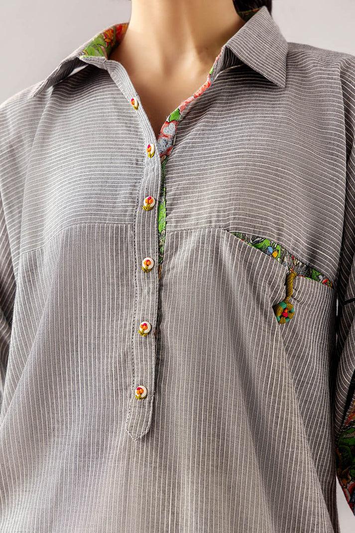 Casual Yarn-Dyed Cotton Suit - Image 9