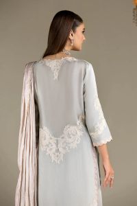 Thread Work Silk & Raw Silk Paneled - Thumbnail 5