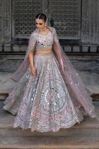 Mirrorglow Muse Lehenga - Thumbnail 12