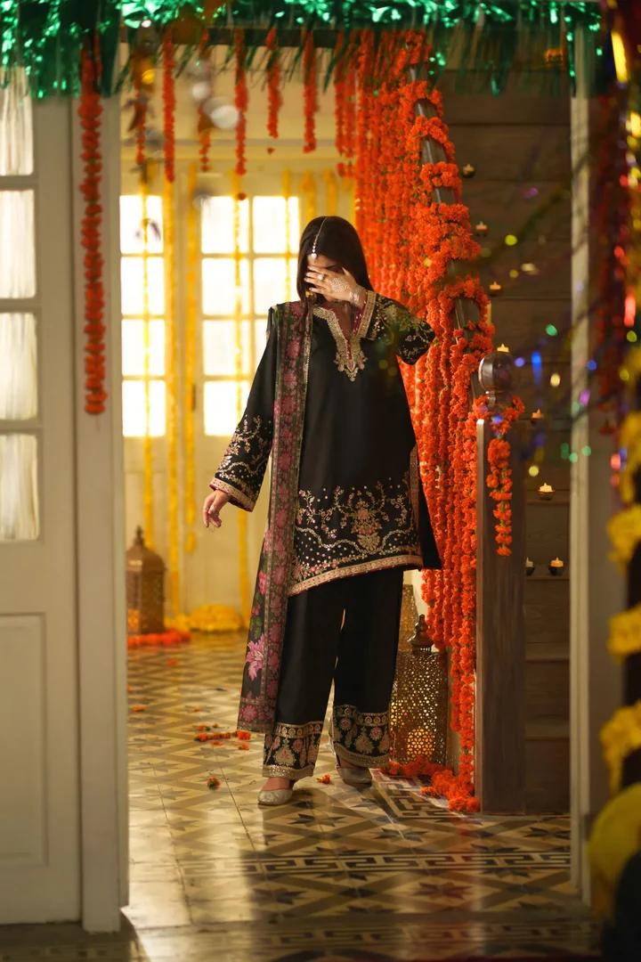 Midnight Floral Festive Suit - Image 1