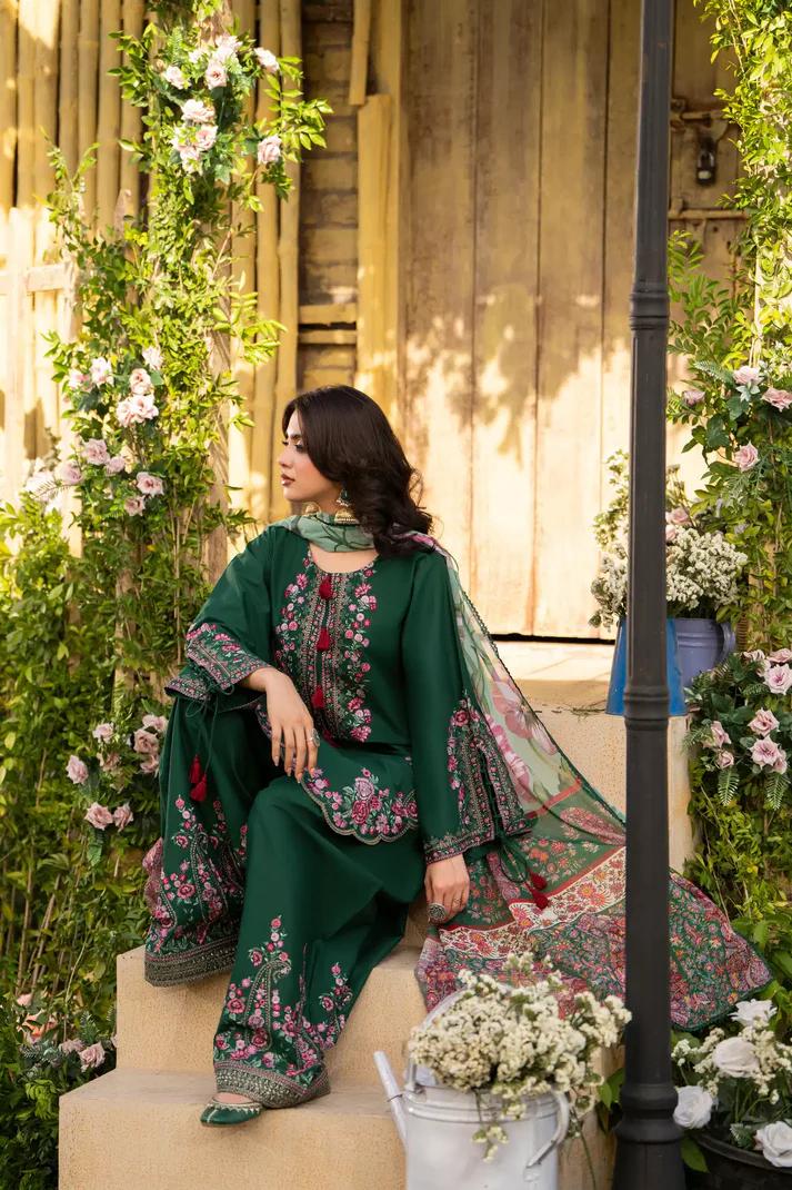 Short Shirt with Dori Tassels & Chiffon Dupatta - Image 3