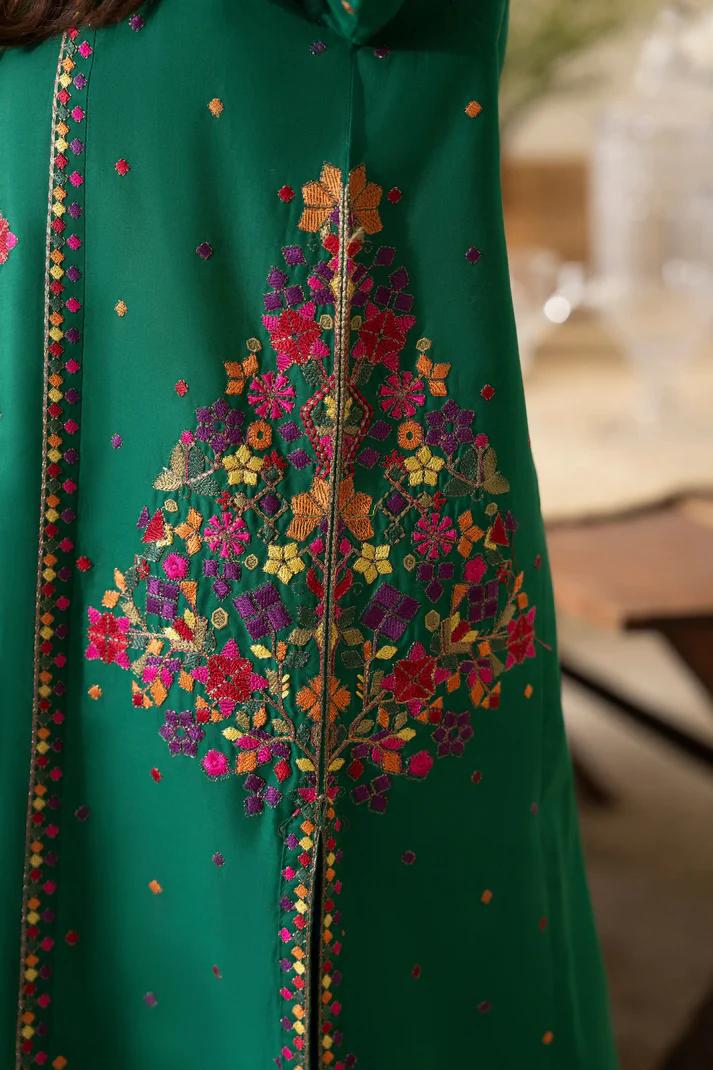 Kashmiri Embroidery & Mirror Work Festive Suit - Image 11