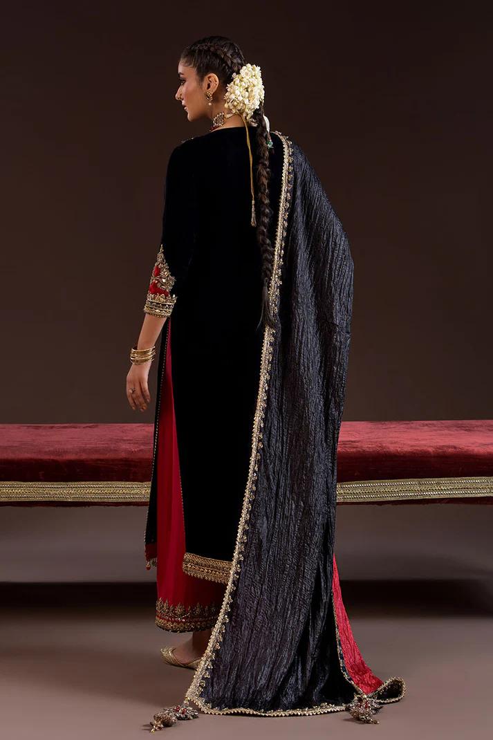 Hand-Embroidered Velvet & Silk - Image 4