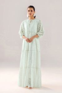 Cotton Chikan-Viscose-Cotton Inner - Thumbnail 4
