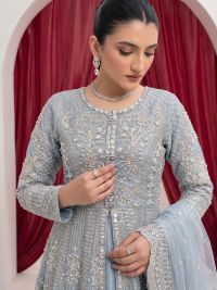 Pearl & Sequin Embroidered Maxi - Thumbnail 5