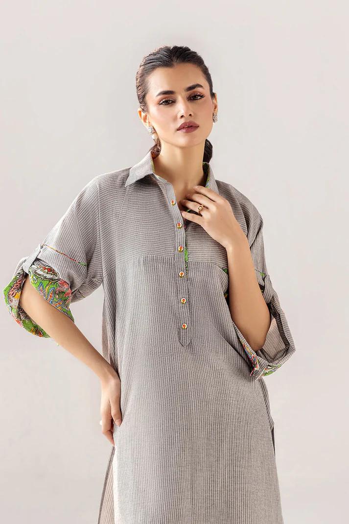 Casual Yarn-Dyed Cotton Suit - Image 7