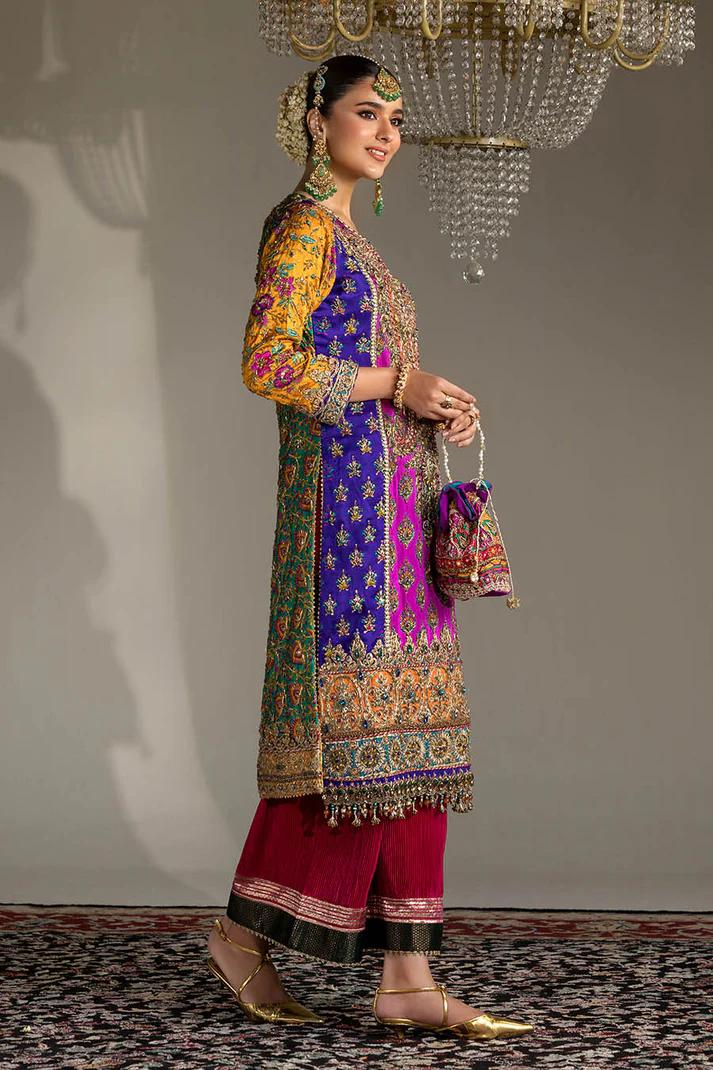 Kora Dabka Resham Silk Suit - Image 9