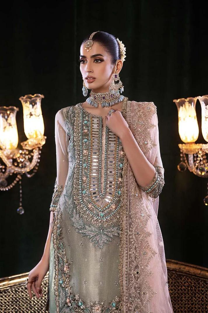 Resham Mesuri Shirt & Pure Mesuri Sharara - Image 5