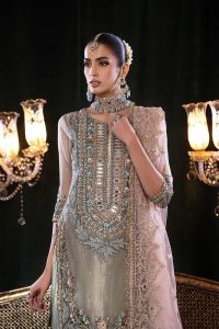 Resham Mesuri Shirt & Pure Mesuri Sharara - Thumbnail 5