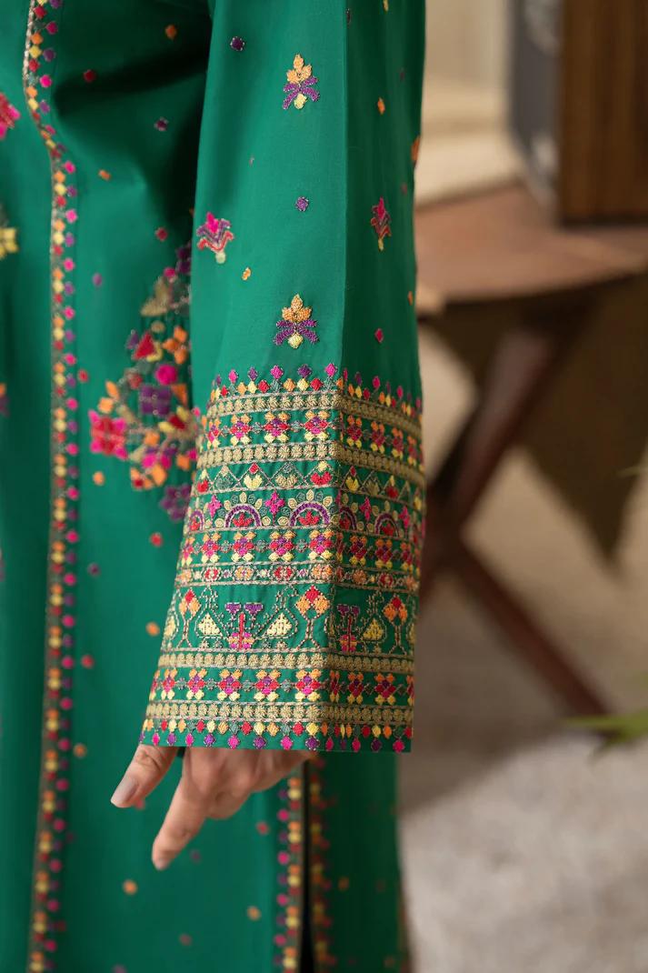 Kashmiri Embroidery & Mirror Work Festive Suit - Image 12