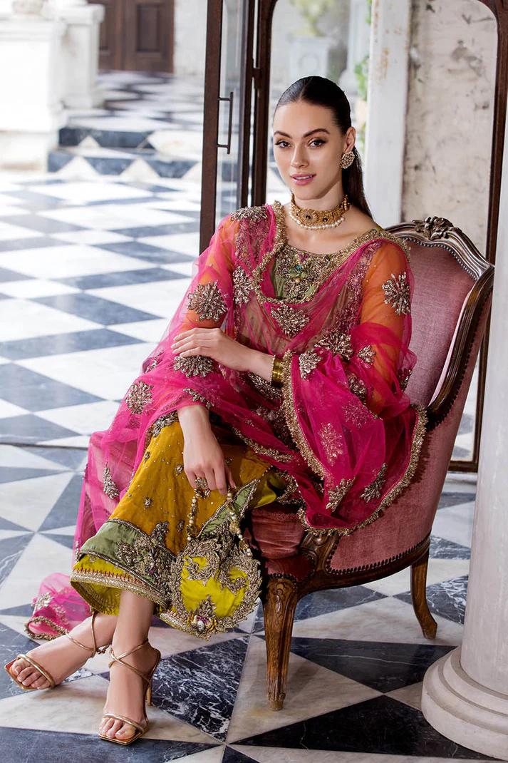 Hand-Worked Pure Organza Formal Wear - Image 20