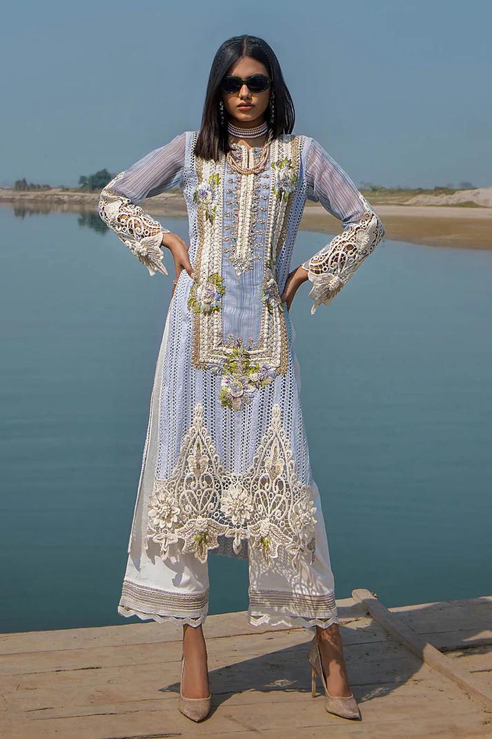 Cotton Chikan 3D Embroidered - Image 30