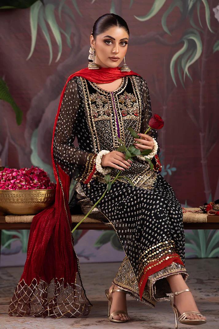 Handmade Chunnari Chiffon Bridal Wear - Image 1