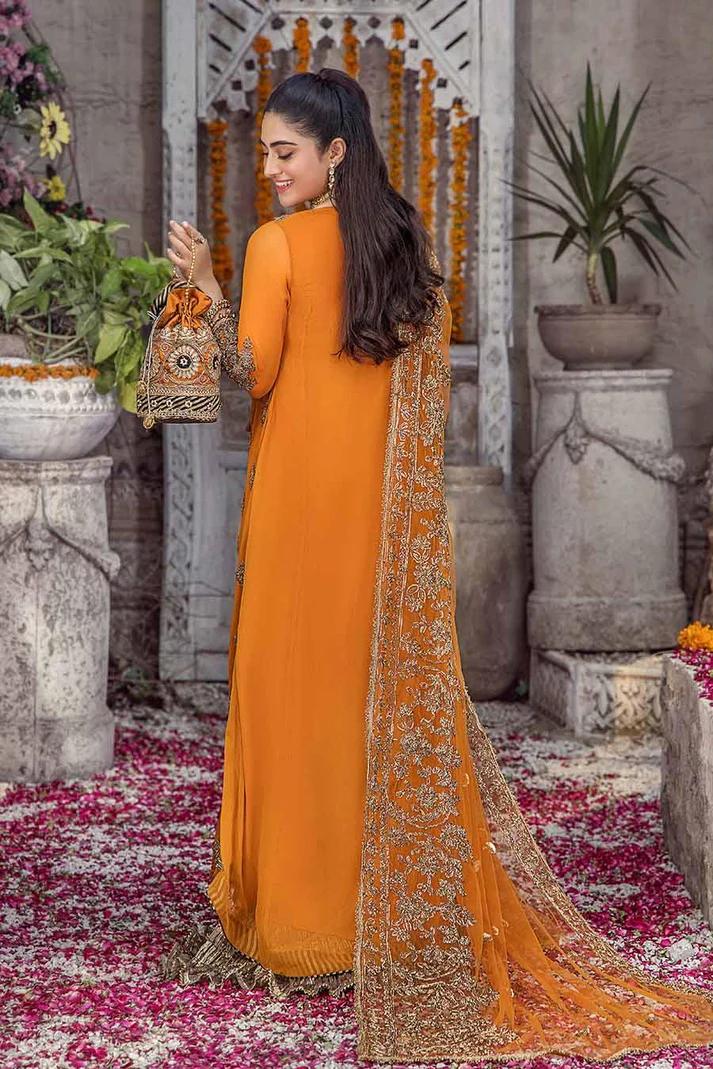 Needlecraft Chiffon Suit with Crushed Sharara - Image 19