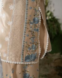 Chikankari Short Shirt&Farshi Shalwar - Thumbnail 5