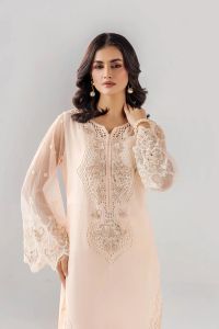 Pure Cotton with Brochette Net Sleeves - Thumbnail 7