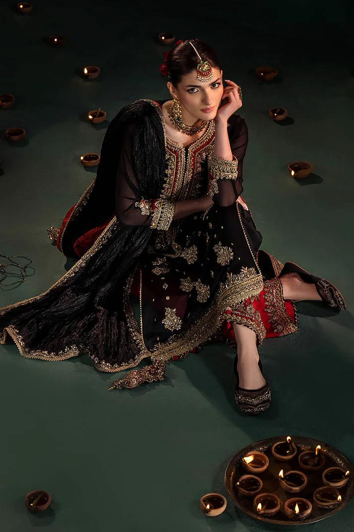 Hand-Embroidered Chiffon & Silk  - Image 13