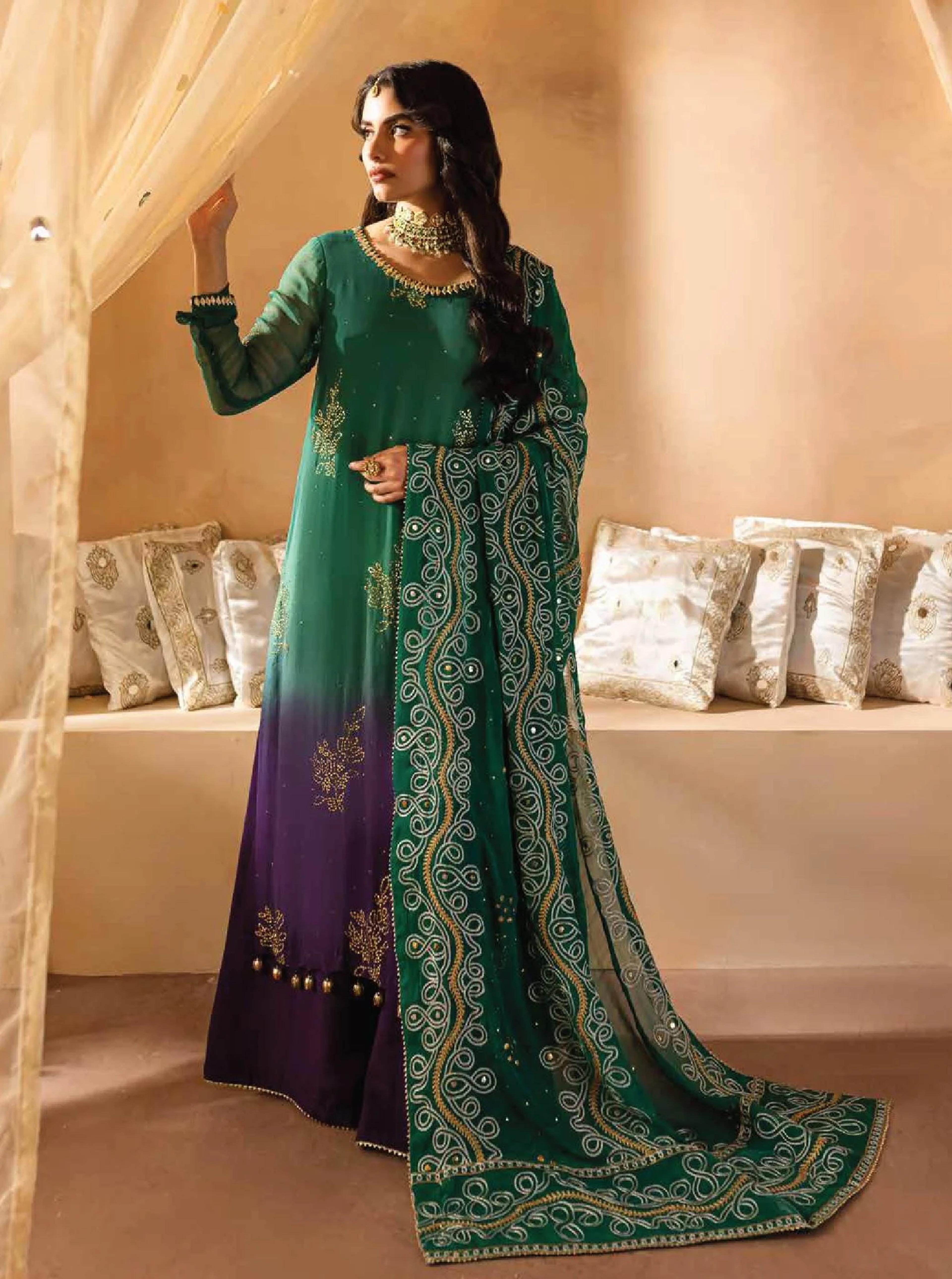 Mukeshkari  Chiffon Suit - Thumbnail 1