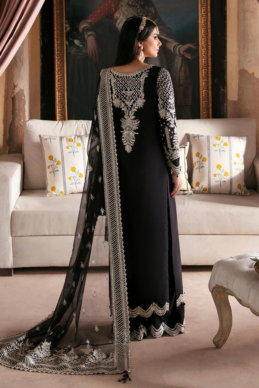 Raw Silk Suit with Organza Dupatta - Image 3