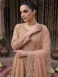 Shimmering Gold & Peach Maxi - Thumbnail 7
