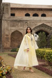 Embroidered Long Shirt with Capri - Thumbnail 8