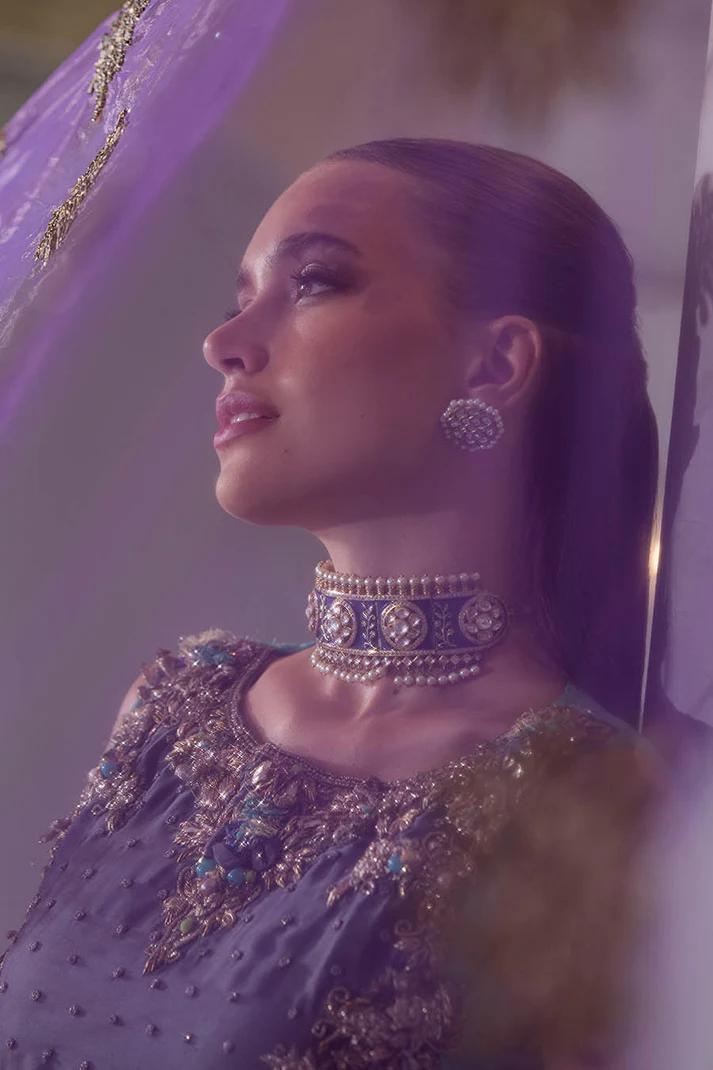 Hand-Worked Pure Organza Formal Wear - Image 8