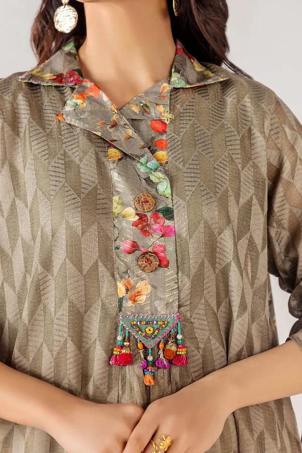 Indian Brochette Shirt with Pure Cotton Bottom - Image 4
