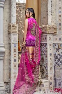 Handcrafted Pure Silk Chunnari Wedding Suit - Thumbnail 5