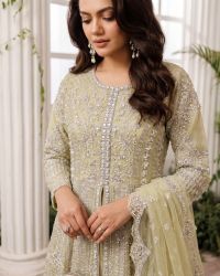 Pearl & Sequin Embroidered Maxi - Thumbnail 3
