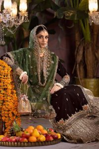 Zardozi Velvet Shirt & Crushed Sharara - Thumbnail 2