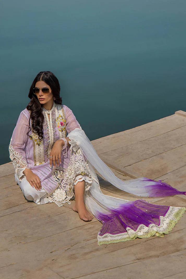 Cotton Chikan 3D Embroidered - Image 24