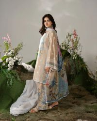 Chikankari Short Shirt&Farshi Shalwar - Thumbnail 8