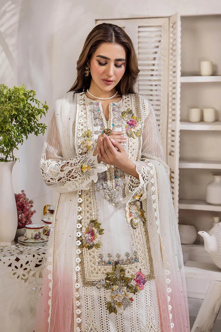 Cotton Chikan 3D Embroidered - Image 5