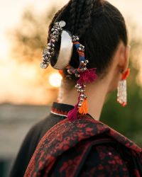 Embroidered Lace Lawn Ensemble - Thumbnail 4