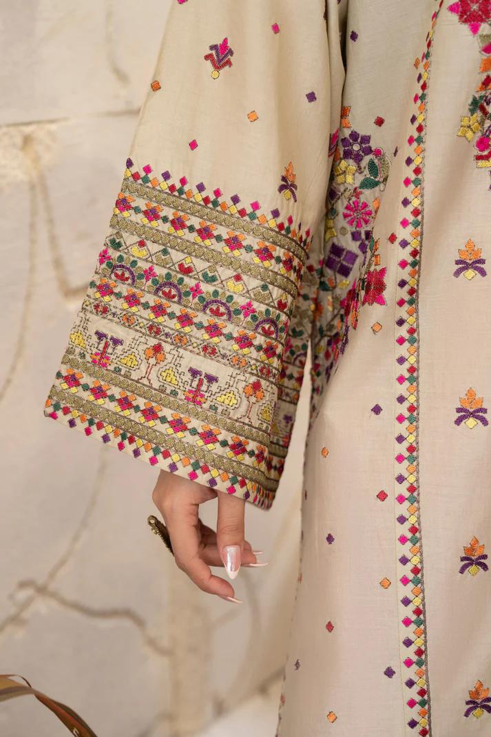 Kashmiri Embroidery & Mirror Work Festive Suit - Image 7