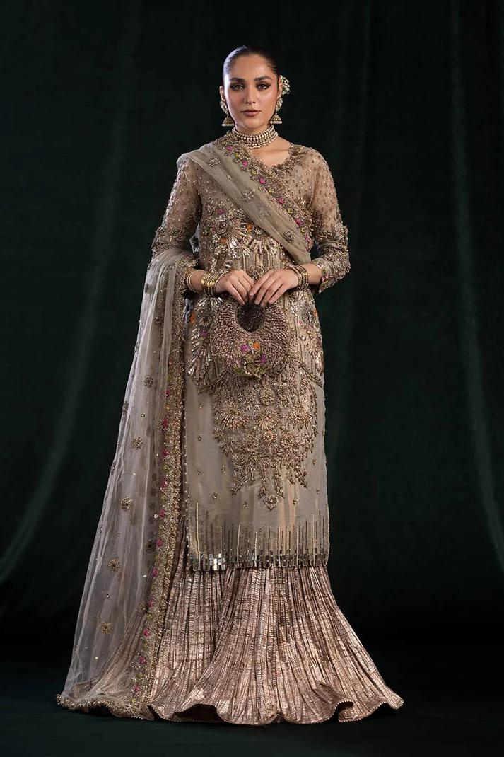 Designer Resham Mesuri & Net Dupatta - Image 1