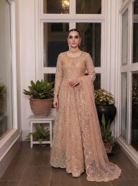 Shimmering Gold & Peach Maxi - Thumbnail 6