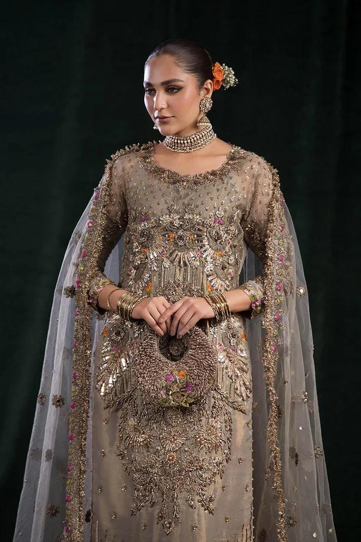Designer Resham Mesuri & Net Dupatta - Image 4