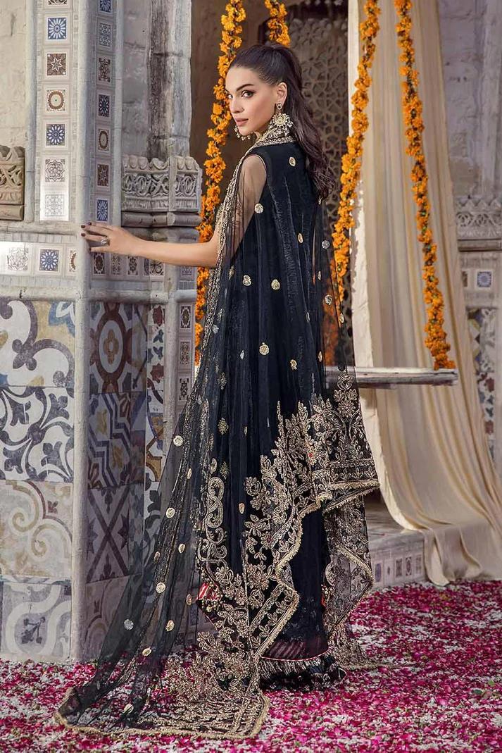 Needlecraft Chiffon Suit with Crushed Sharara - Image 7