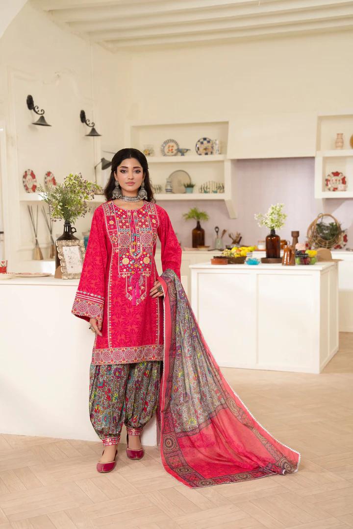 Lawn Embroidered Suit - Image 1