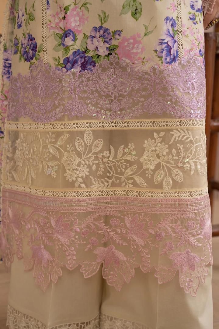 Lawn Ensemble with Delicate Lace Detailing - Image 6