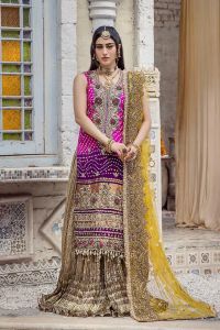 Handcrafted Pure Silk Chunnari Wedding Suit - Thumbnail 9