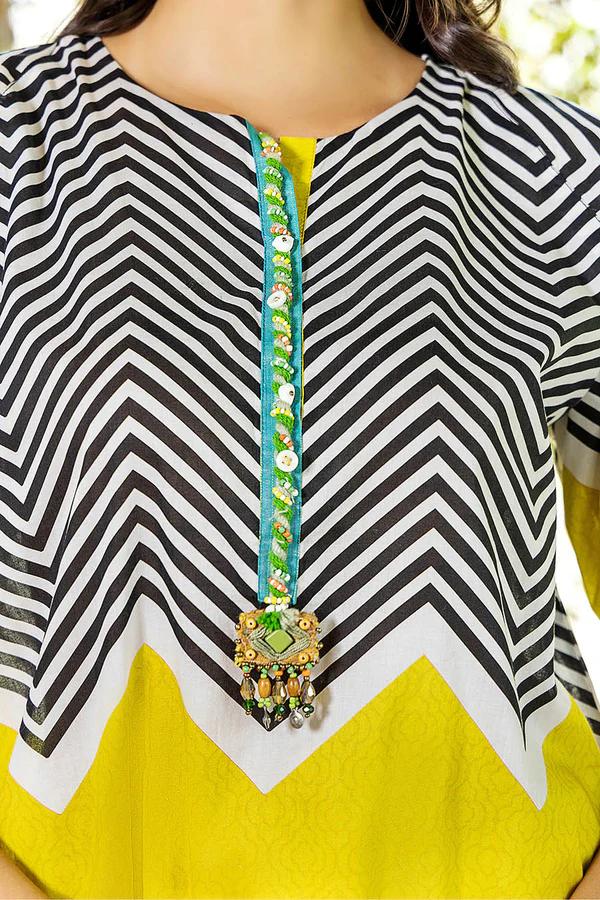 Embroidered 2-Piece Printed Cotton Lawn Suit - Image 16