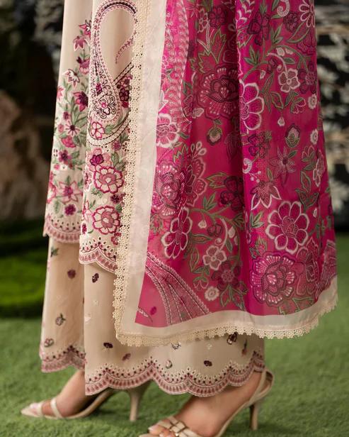 Suit with Cutwork Trouser & Lace - Image 4