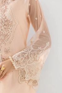 Pure Cotton with Brochette Net Sleeves - Thumbnail 9
