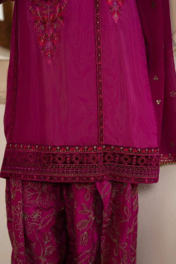 Tilla Embroidered Silk Suit - Image 7