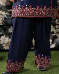 Balochi Embroidered Farshi Suit - Thumbnail 10