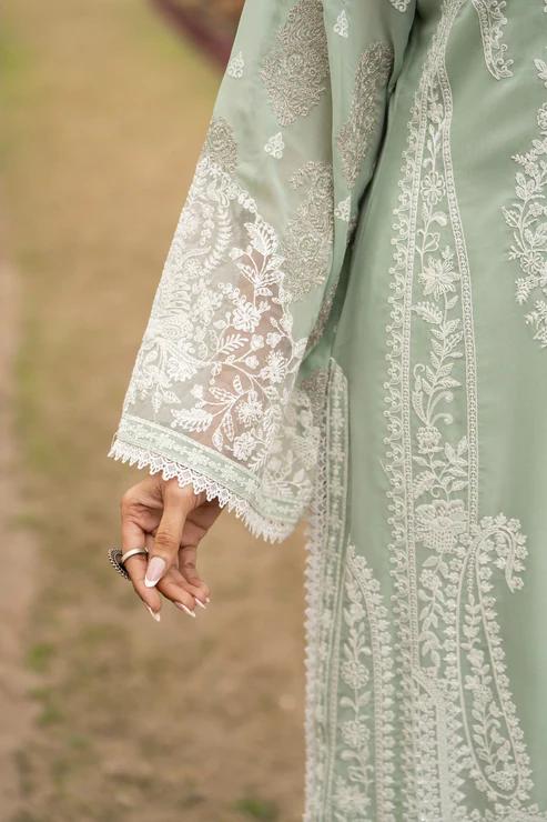 Embroidered Long Shirt with Capri - Image 7