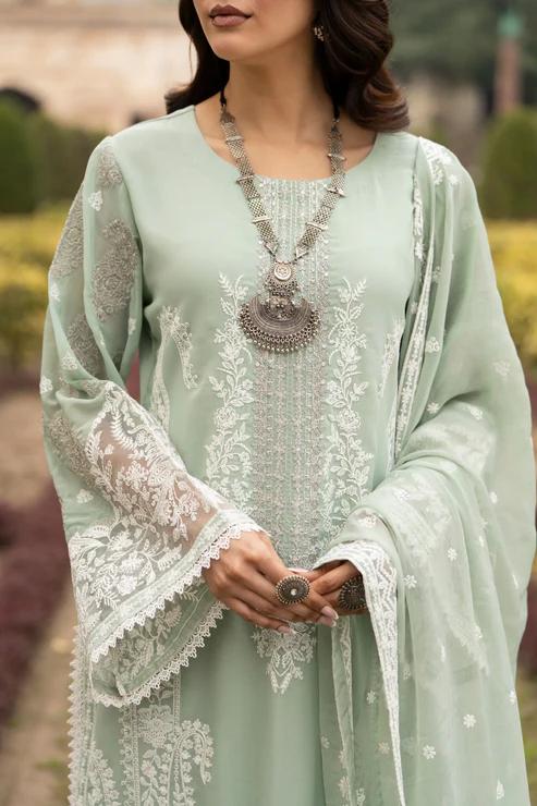 Embroidered Long Shirt with Capri - Image 4
